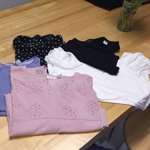 Bundle of 5 large blouses - awesome deal!